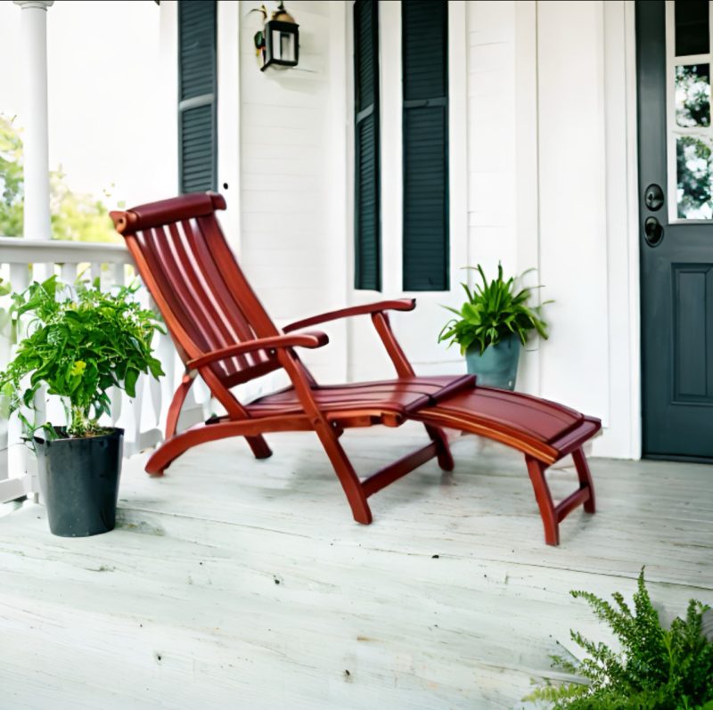 Wooden Deck Chaise Chair Cover - Image 6