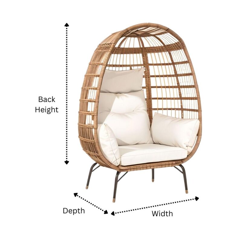 Wicker Egg Chair Cover