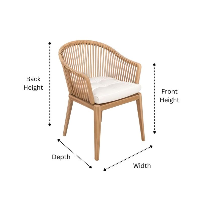 Nylon Rope Woven Chair Cover