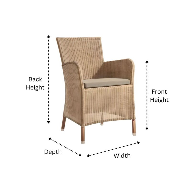 Natural Rattan Cane Chair Cover