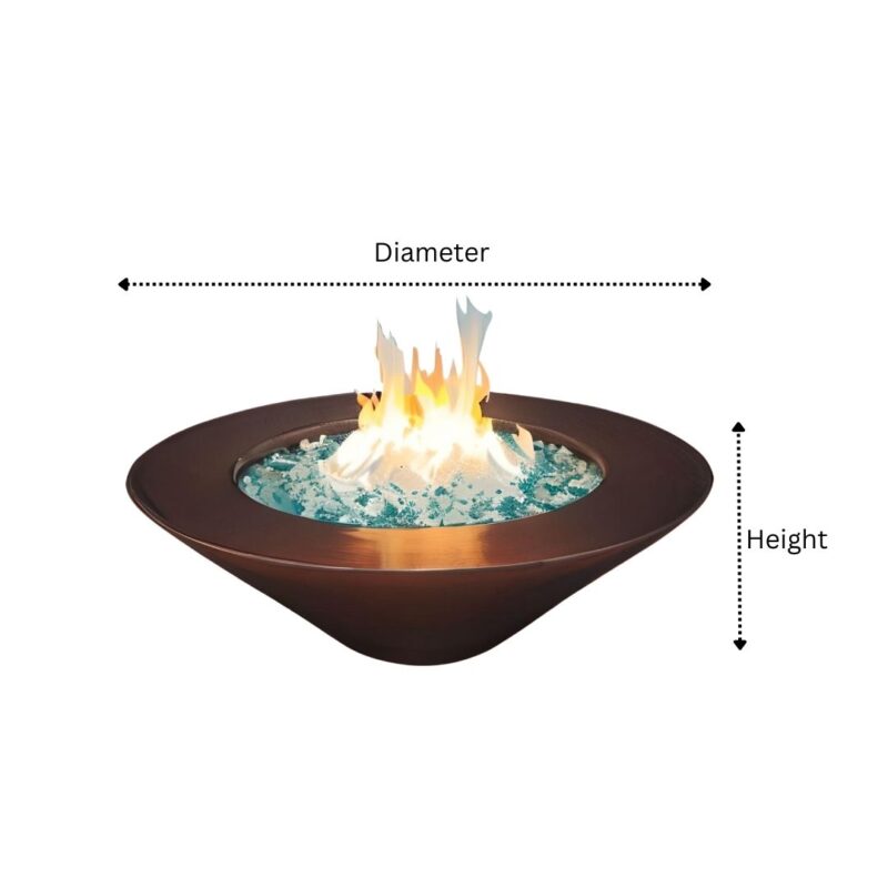 Vortex Round Fire Pit Cover