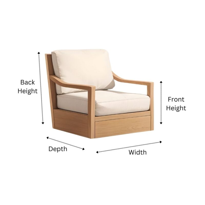 Rattan & Wicker Armchair Cover