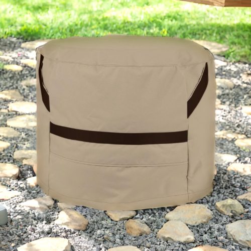Glow-Stone Round Fire Pit Cover