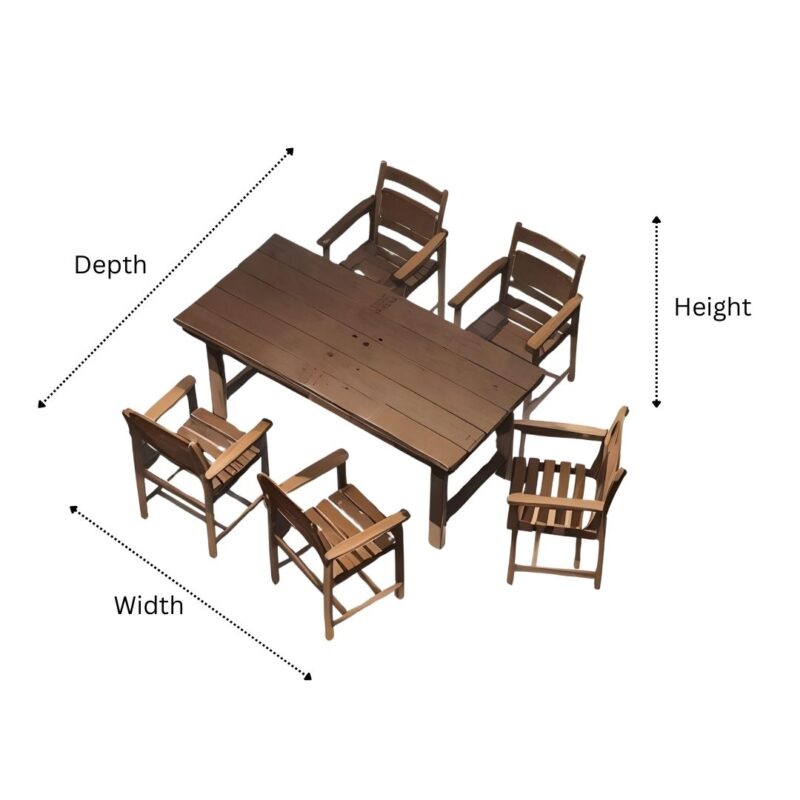 Adirondack Style Rectangle Table Set Cover